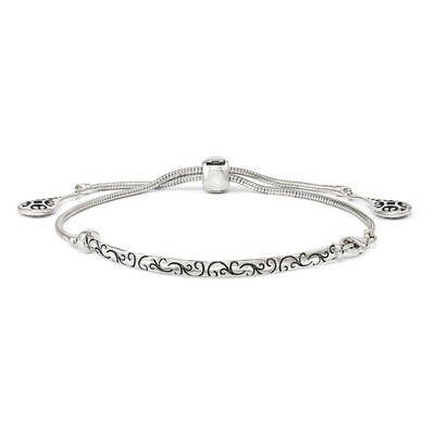 Filigree Drops Adjustable Bracelet Sterling Silver QG3638, MPN: QG3638, 886774613055