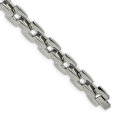 9 Inch Bracelet Stainless Steel Polished SRB166-9 by Chisel, MPN: SRB166-9, 883957739496