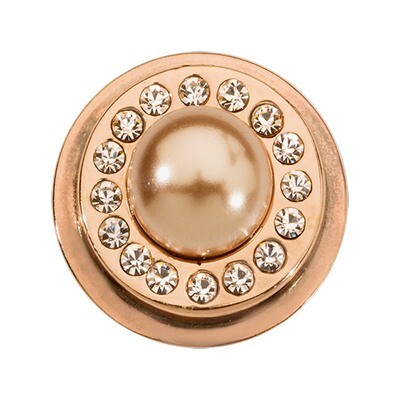 Nikki Lissoni Rose Gold-Plated Rose Pearl Coin That Fits S Rings RC2040RG, MPN: RC2040RG, 871907530…