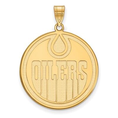 Edmonton Oilers x-Large Pendant 10k Yellow Gold 1Y010OIL, MPN: 1Y010OIL, 886774735160