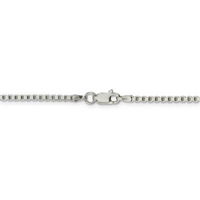 22 Inch 2mm Box Chain Sterling Silver QBX040-22, MPN: QBX040-22, 191101924354