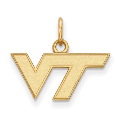 Virginia Tech x-Small Pendant Gold-plated Silver GP001VTE, MPN: GP001VTE, 886774891866