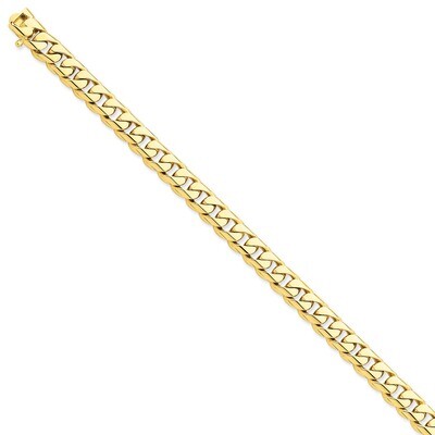 8.75mm Hand-polished Rounded Curb Chain 24 Inch 14k Gold LK125-24, MPN: LK125-24, 191101649158