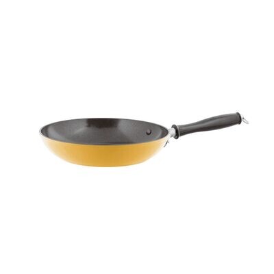 Sambonet Quarzo Nero Nonstick Frypan Yellow 9 Inch 61 Oz.  1.9 Qts 51014Y24, MPN: 51014Y24, 7909550…