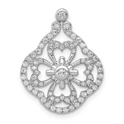 1/2Ct. Diamond Fancy Chain Slide 14k White Gold PM3946-050-WA, MPN: PM3946-050-WA, 883957885131