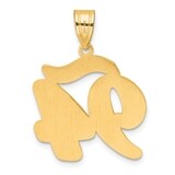 Script Number 94 Pendant 14k Gold Polished SCN94, MPN: SCN94, 196904077849