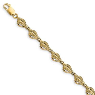 Conch Shell Bracelet 14k Gold FB1718-7.25, MPN: FB1718-7.25, 191101010026