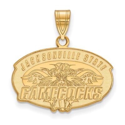 Jacksonville State University Medium Pendant 14k Yellow Gold 4Y003JAC, MPN: 4Y003JAC, 886774860763