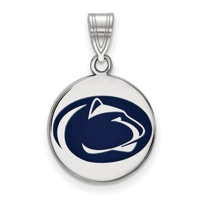 Penn State University Medium Enamel Disc Pendant Sterling Silver SS035PSU, MPN: SS035PSU, 886774695…