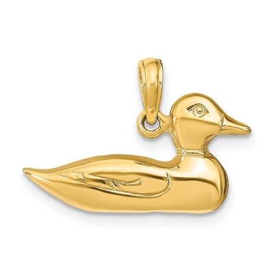 Mallard Charm 14k Gold K3265, MPN: K3265, 196904086612