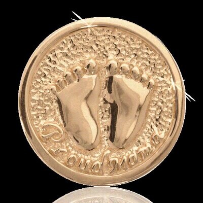Nikki Lissoni Proud Mama Two-Sided Gold Plated 33mm Coin C1031GM, MPN: C1031GM, 8718627460931
