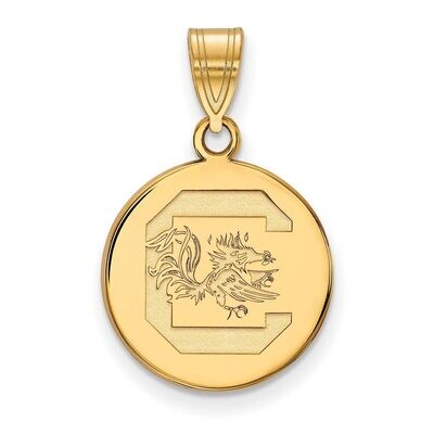 University of South Carolina Medium Disc Pendant 10k Yellow Gold 1Y039USO, MPN: 1Y039USO, 886774816…