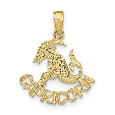 Capricorn Charm 10k Gold 10K8943, MPN: 10K8943,