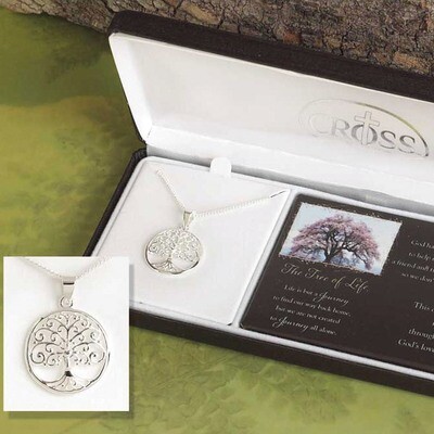 Cherishables Silver-plated Metal Jesus Tree Of Life Necklace GM11132, MPN: GM11132, 714611151890