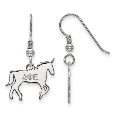 Delta Phi Epsilon Small Dangle Earrings Sterling Silver SS037DPH, MPN: SS037DPH, 886774607672