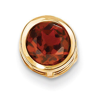 7mm Garnet bezel pendant 14k Gold XP322GA, MPN: XP322GA, 883957231402