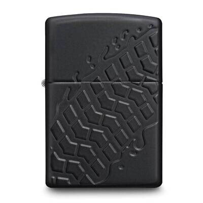 Zippo Armor Black Matte Tire Tread Lighter GM25913, MPN: GM25913, 41689289669