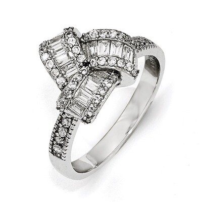 CZ Ring Sterling Silver QCM1339-6