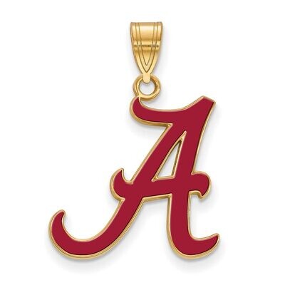 University of Alabama Large Enamel Pendant Gold-plated Silver GP032UAL, MPN: GP032UAL, 886774935263