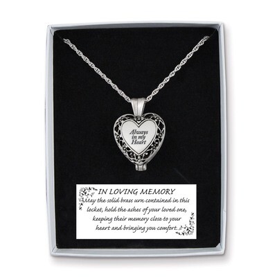 Always in My Heart Memorial Ash Holder Locket GM10893, MPN: GM10893, 785525254090