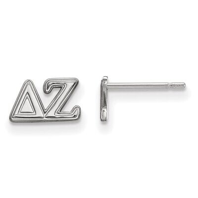Delta Zeta Extra Small Post Earrings Sterling Silver SS005DZ, MPN: SS005DZ, 886774599366