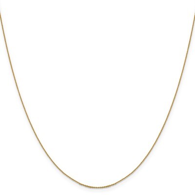 Leslie&#39;s .85 mm Diamond-cut Cable Chain 20 Inch 14k Gold HB-1251-20, MPN: 1251-20, 191101846656