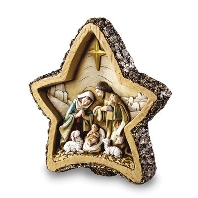 Resin Wood Look Star Nativity GM13510, MPN: GM13510, 886083349409
