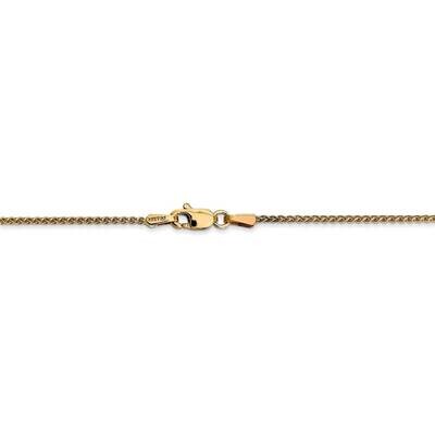 22 Inch 1.25mm Spiga Chain 14k Yellow Gold PEN21-22, MPN: PEN21-22, 886774586205