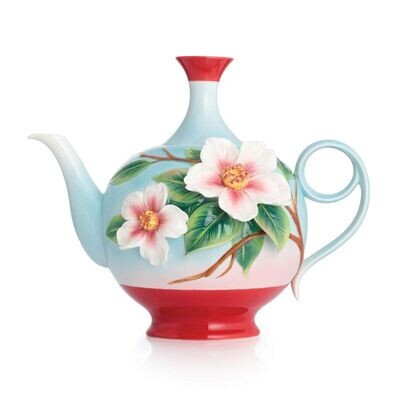 Franz Porcelain Everlasting Love Camellia Teapot FZ02870, MPN: FZ02870,