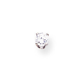 Complete Diamond Stud Earring 14k White Gold XW6AA-S, MPN: XW6AA-S, 883957227115