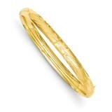 4/16 Oversize Florentine Engraved Hinged Bangle Bracelet 14k Gold FE4/16O, MPN: FE4/16O, 8867740959…