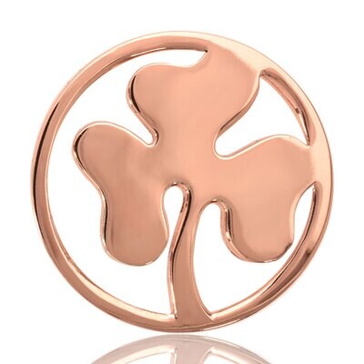 Nikki Lissoni Clover Rose Gold Plated 33mm Coin C1023RGM, MPN: C1023RGM, 8718627460702
