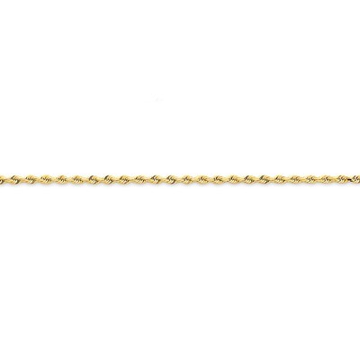 2.00mm Diamond-cut Quadruple Rope Chain 18 Inch 14k Gold QTR016-18, MPN: QTR016-18, 886774397757