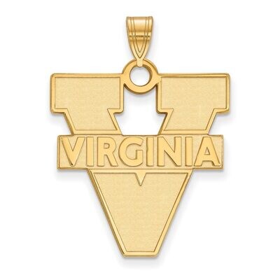University of Virginia x-Large Pendant 14k Yellow Gold 4Y005UVA, MPN: 4Y005UVA, 886774864723