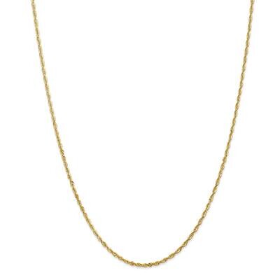 2.0mm Extra-Light Diamond-Cut Rope Chain 22 Inch 14k Gold EXL016-22, MPN: EXL016-22, 883957165530