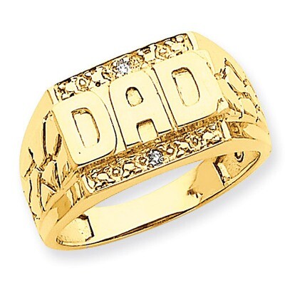 Dads Ring Mounting 14k Gold Y6127, MPN: Y6127,