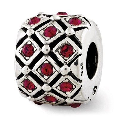 July Swarovski Elements Bead - Sterling Silver QRS2686JUL, MPN: QRS2686JUL, 886774992327