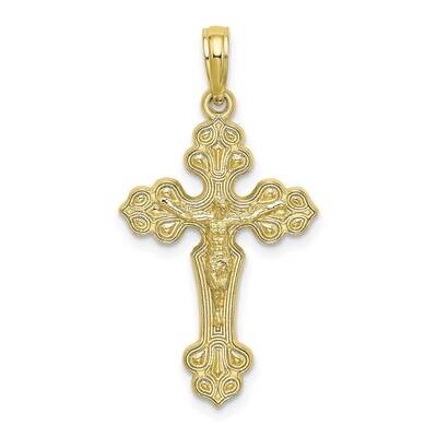 Crucifix with Fancy Tips Charm 10k Gold 10K8577, MPN: 10K8577, 637218156504