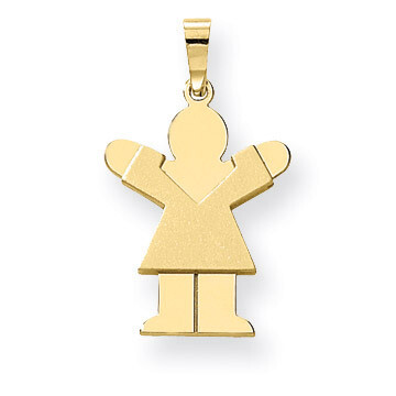 Girl Charm 14k Gold XK211, MPN: XK211, 883957377353