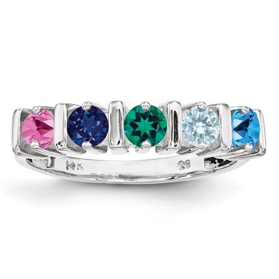 5 Birthstones Mother&#39;s Ring Sterling Silver XMR6/5SS, MPN: XMR6/5SS, 883957867366
