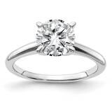 1 3/4ct. G H I True Light Round Moissanite Solitaire Ring 14k White Gold RM5965WR-175-7MT, MPN: RM5…