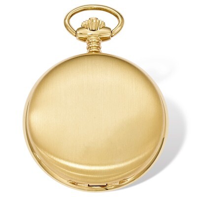 Swingtime Gold Finish Brass Quartz 42mm Pocket Watch XWA4656, MPN: XWA4656, 886774379081
