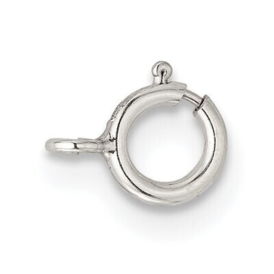4.75mm Spring Ring with Open Ring Clasp Sterling Silver SS3420, MPN: SS3420,