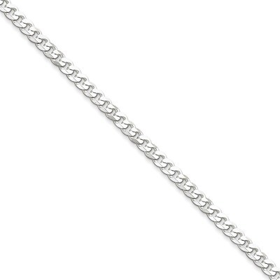 7 Inch 4.25mm Curb Chain Sterling Silver QCB120-7, MPN: QCB120-7, 883957083681