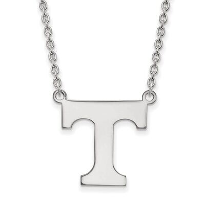 University of Tennessee Large Pendant with Chain Necklace 10k White Gold 1W016UTN-18, MPN: 1W016UTN…