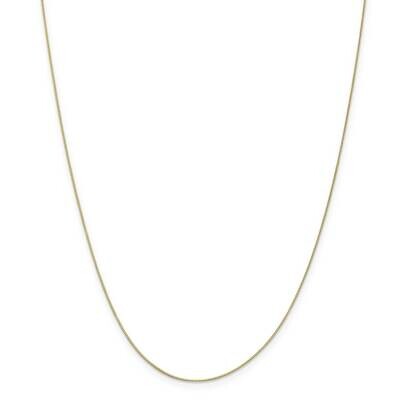 .5mm Box Chain 22 Inch 10k Gold 10KPE1-22, MPN: 10KPE1-22, 191101725760