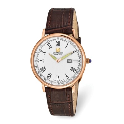 Steinhausen Altdorf Rose IP-plated Brown Strap Watch  XWA5800, MPN: XWA5800, 849689026167