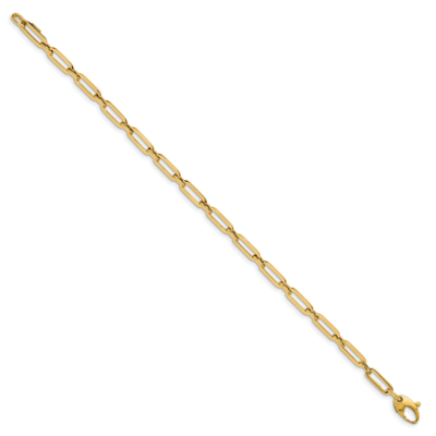 Leslie&#39;s Flat Oval Link Bracelet 14k Gold Polished HB-LF1449-7.5, MPN: LF1449-7.5, 191101745126