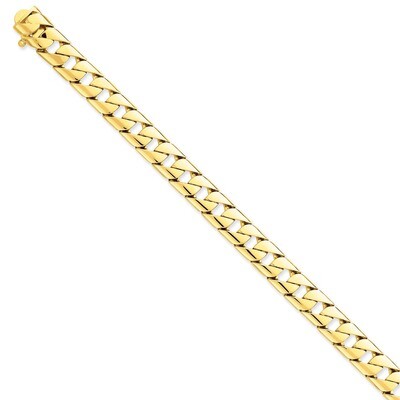 10mm Hand-Polished Fancy Link Chain 22 Inch 14k Gold LK141-22, MPN: LK141-22, 191101649608