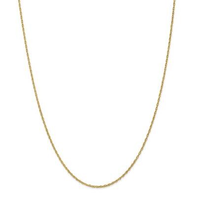 1.3mm Heavy-Baby Rope Chain 26 Inch 14k Gold PEN6-26, MPN: PEN6-26, 883957169552